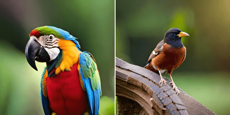 Types of best sale talking birds